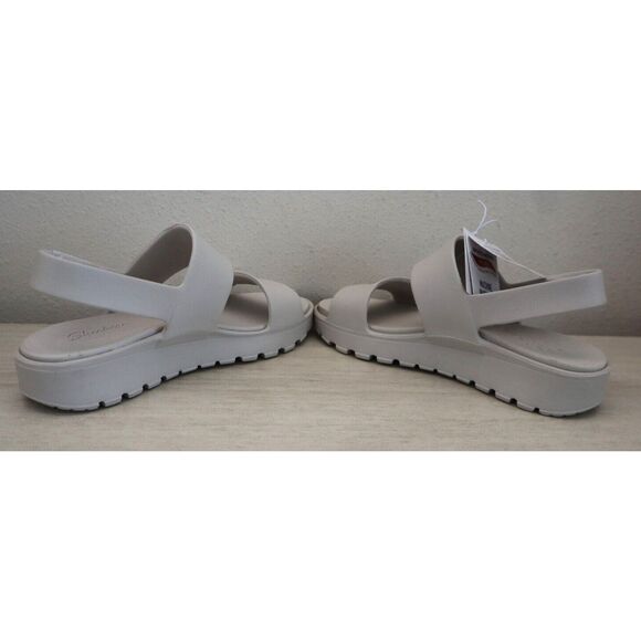 Skechers Foamies Women's Sz 6 Natural ArchFit Footsteps Day Dream Sandals SIB - Picture 10 of 12